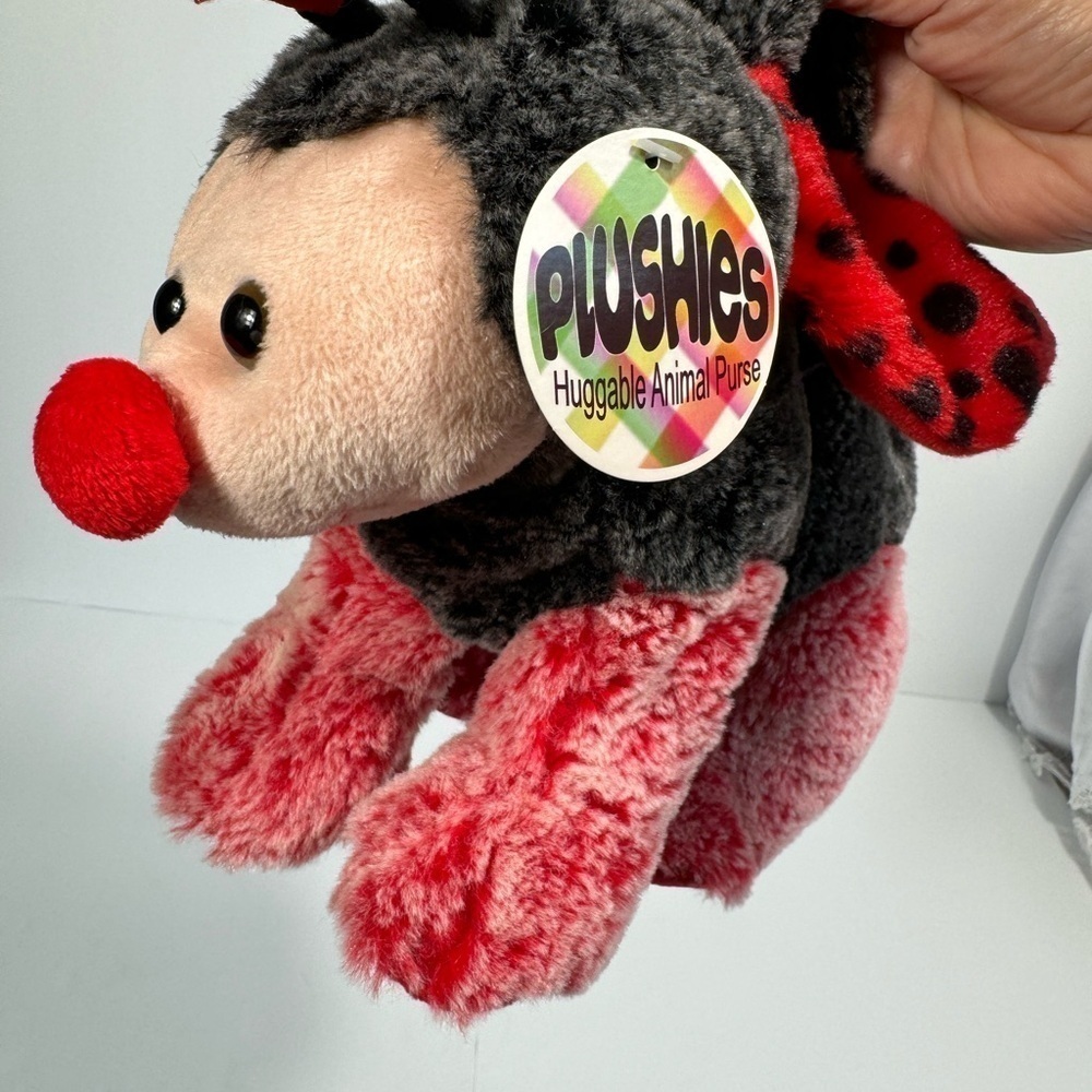 Plushies Huggable Purse lady bug Plush -Handbag clutch - Picture 8 of 9